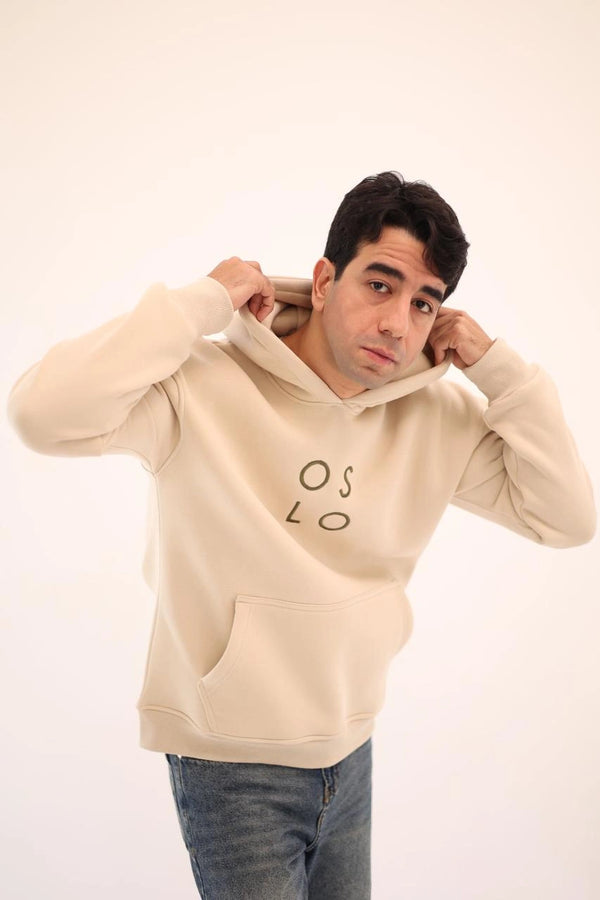 Beige Hoodie