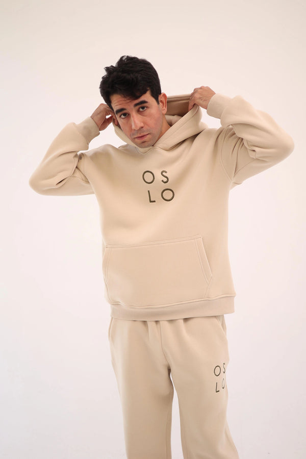 Beige Bundle (hoodie & Sweatpants)